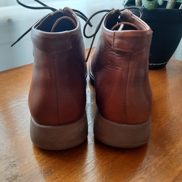 EUC Pikolinos Lace Up Ankle Chukka Boot in Cognac Sz EU41 - Picture 7 of 10